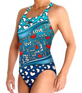 Waterpolo Blue Love Woman