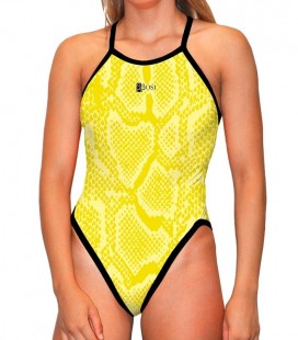 Bañador Classic Snake Yellow