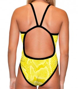 Bañador Classic Snake Yellow